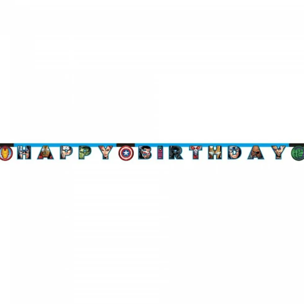 Avengers Happy Birthday Girlander
