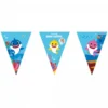 Baby Shark Vimpelrekke Papir, 2.3 m