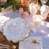 Baby Shower Tallerkener Rosa, 10 stk