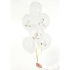 Ballonger med duer, 6 stk.