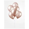 Ballonger Perlende Rosegull, 30 cm, 10 stk