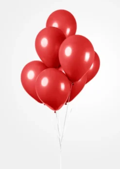 Ballonger Rød, 30 cm, 10 stk