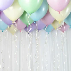 Ballongtak Kit Pastell, 30 ballonger og bånd