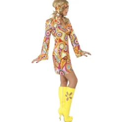 Blomstrete Hippiekjole