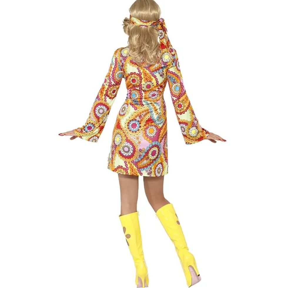 Blomstrete Hippiekjole