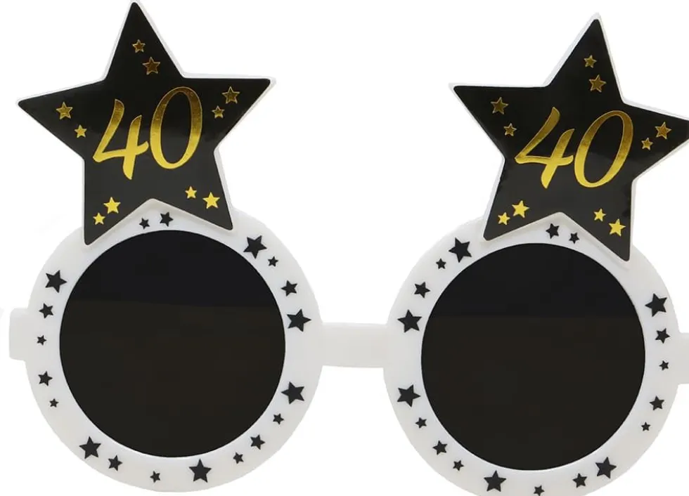 Bursdag Stjerne Briller 40