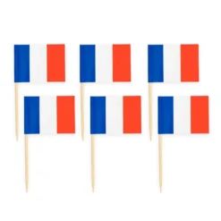 Cocktailflagg Frankrike, 50 stk
