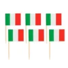 Cocktailflagg Italia, 50 stk
