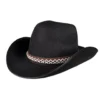 Cowboyhatt barn Sort