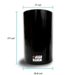 Dice Stack sett for 5 terninger, Grønn