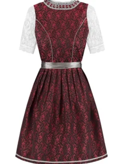 Dirndl Amelie Rød