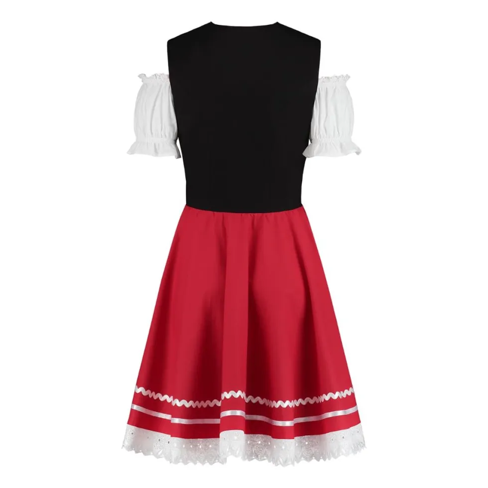 Dirndl Frieda Rød