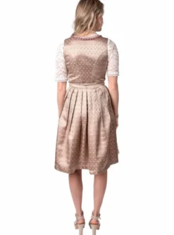 Dirndl Sophia Champagne og Rosa