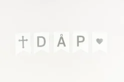 Dåp Banner i Sølv