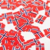 Flaggkonfetti Norge, 150 stk