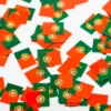 Flaggkonfetti Portugal, 150 stk