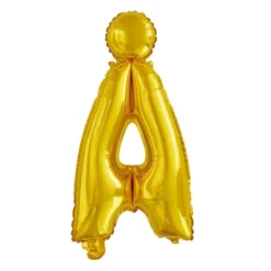 Folieballong Bokstav Gull 41cm