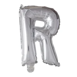 Folieballong Bokstav Sølv 41cm