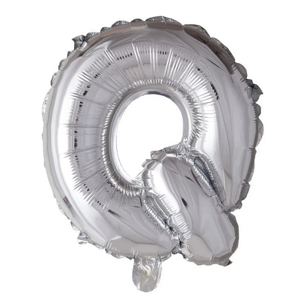 Folieballong Bokstav Sølv 41cm