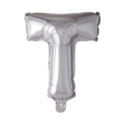 Folieballong Bokstav Sølv 41cm