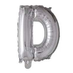 Folieballong Bokstav Sølv 41cm
