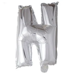 Folieballong bokstav sølv 102cm
