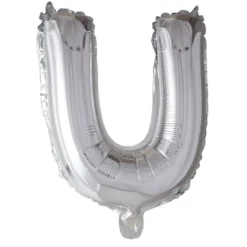 Folieballong bokstav sølv 102cm