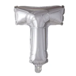 Folieballong bokstav sølv 102cm