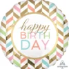 Folieballong Jumbo Happy Birthday Pastel Celebration