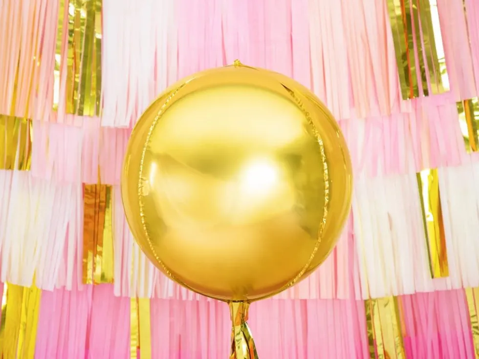 Folieballong Orb Ball, Gull