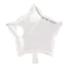 Folieballong Stjerne Hvit, 46 cm