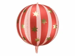 Folieballong Stjerner Rød, 75cm