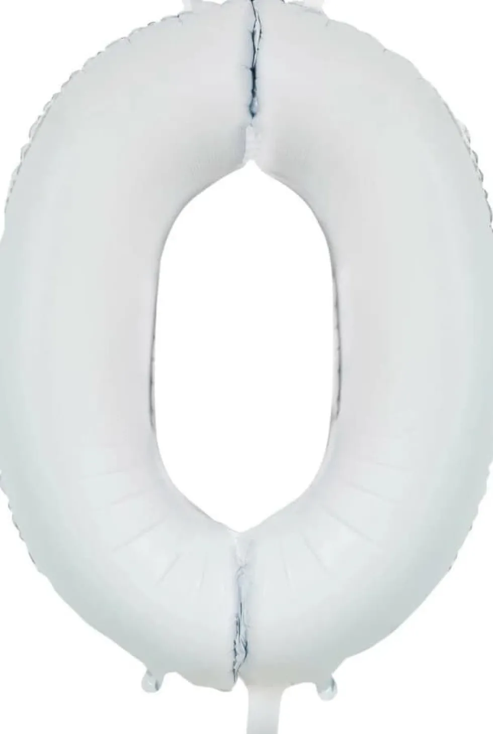 Folieballong Tall Hvit Sateng 86cm