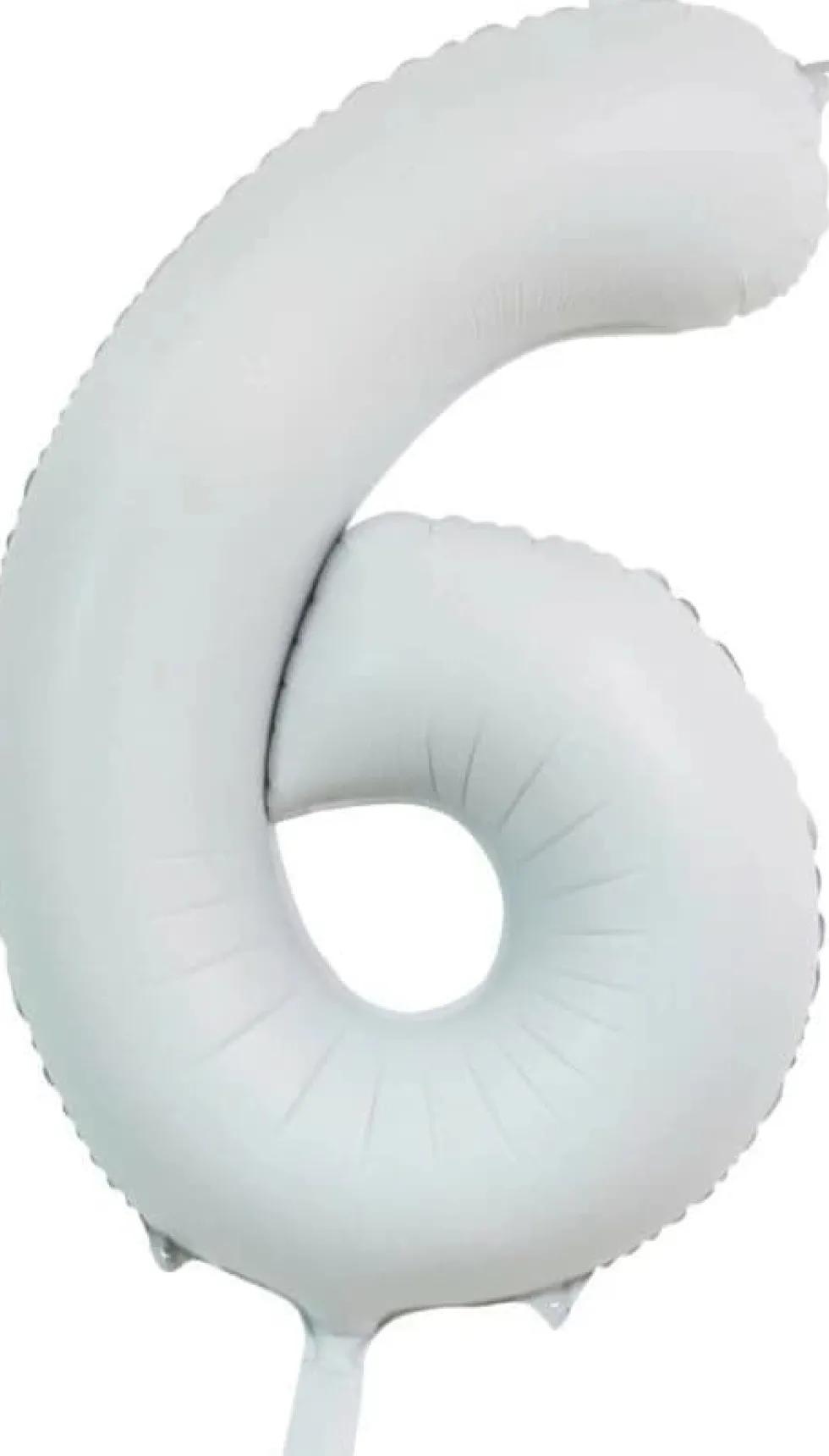 Folieballong Tall Hvit Sateng 86cm