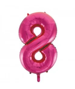 Folieballong tall rosa 86cm