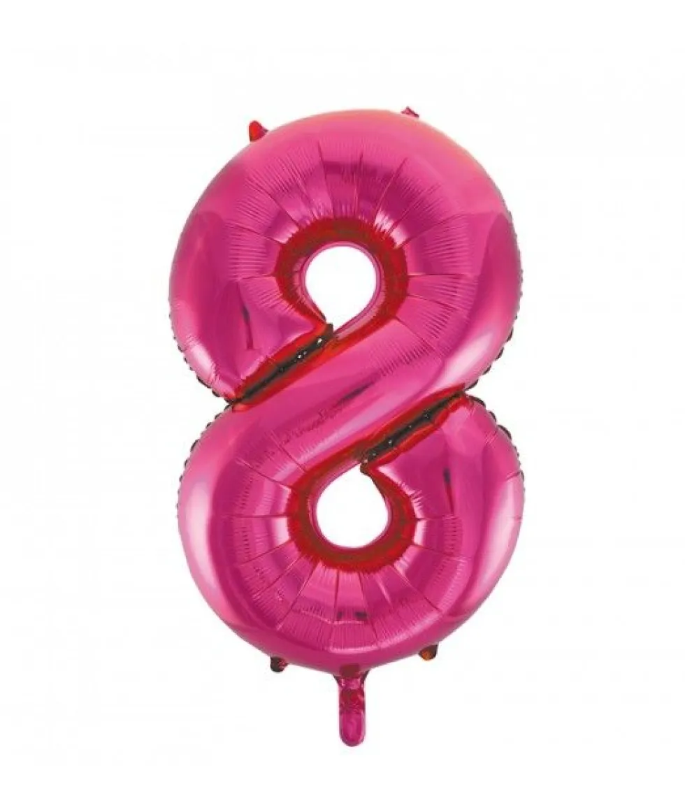 Folieballong tall rosa 86cm