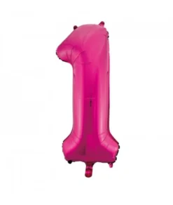 Folieballong tall rosa 86cm