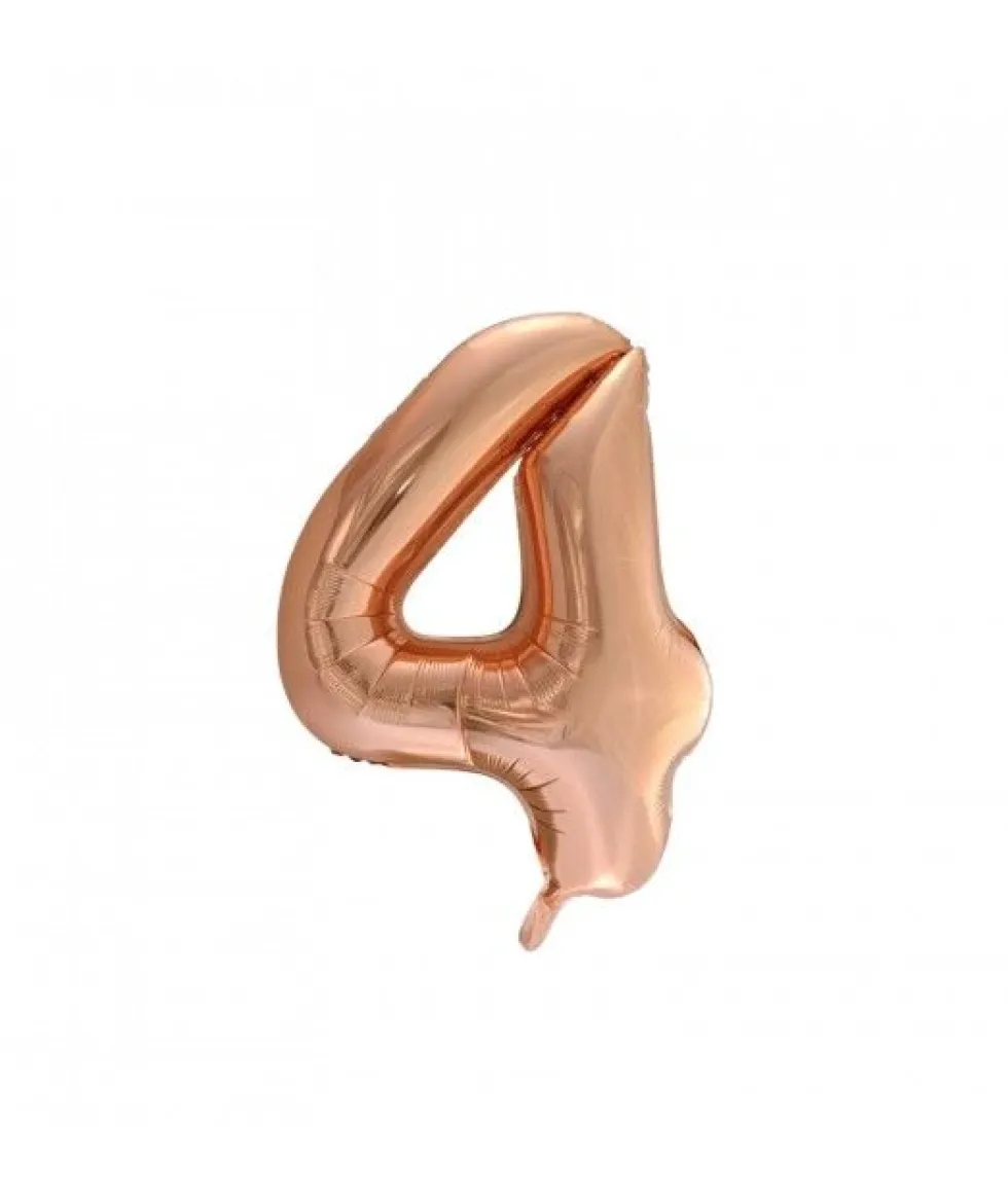 Folieballong Tall Rosegull 86cm