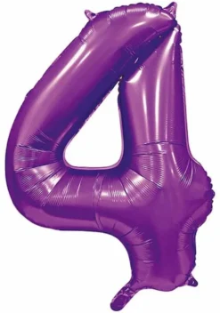 Folieballong tall sateng lilla 86 cm
