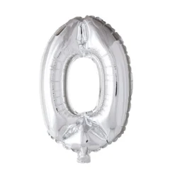 Folieballong Tall Sølv 41cm