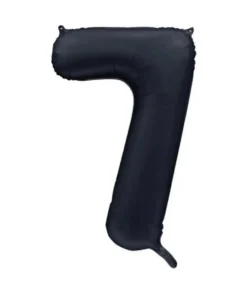 Folieballong Tall Sort Sateng 86cm