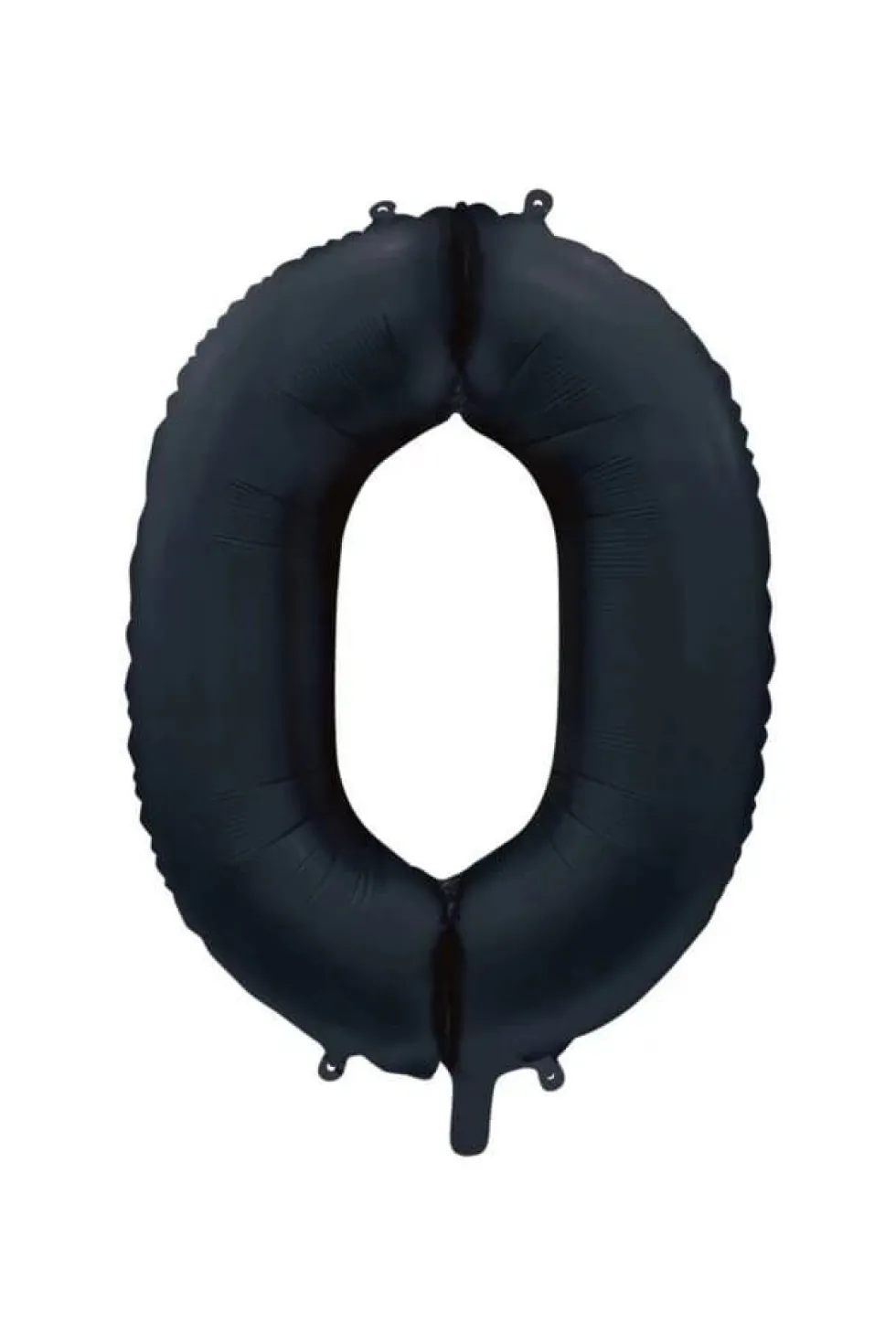 Folieballong Tall Sort Sateng 86cm