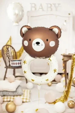 Folieballong Teddybjørn Rangle, 61x88 cm