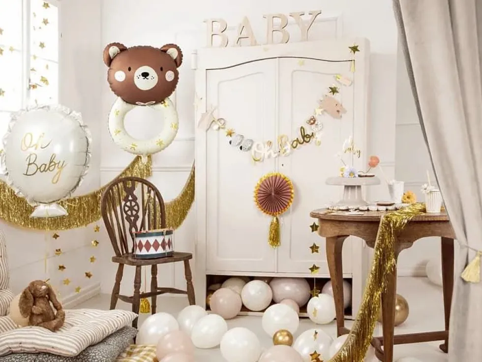 Folieballong Teddybjørn Rangle, 61x88 cm