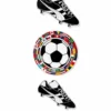 Fotball VM 2026 takdekor med fotball sko