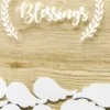 Gjestebok i tre Blessings m/30 hvite vinger