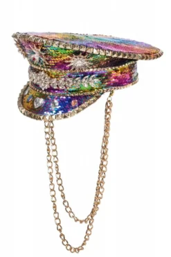 Hatt Burning Man Flower med kjede