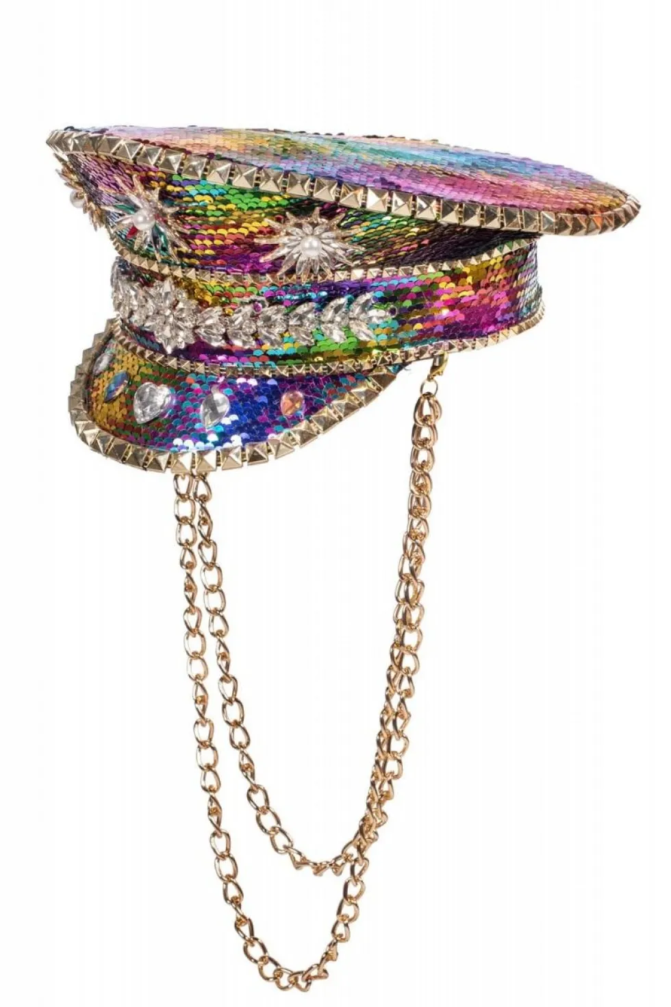 Hatt Burning Man Flower med kjede