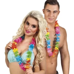 Hawaiikranser Elena flerfarget 25 stk.