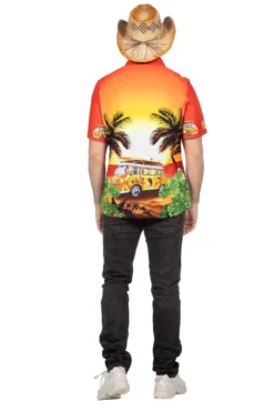 Hawaii Skjorte Hippie Van Oransje